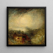 Le soir du déluge - Joseph Mallord William Turner — quadro incorniciato alla parete