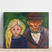 Riproduzione del dipinto Il vecchio pescatore e sua figlia - Edvard Munch