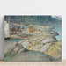 Riproduzione del dipinto Il villaggio ai piedi della montagna. Studio delle Lofoten - Anna Boberg