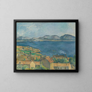 Il Golfo di Marsiglia visto da l'Estaque - Paul Cézanne | Stampa d'arte Quadro Decorazione murale poster copia
