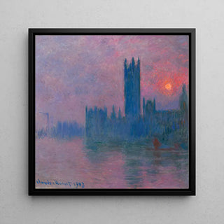 Il Parlamento, tramonto di Claude Monet
