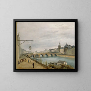 Il Ponte al Cambio, visto dal molo di Gesvres - Jean-Baptiste-Camille Corot