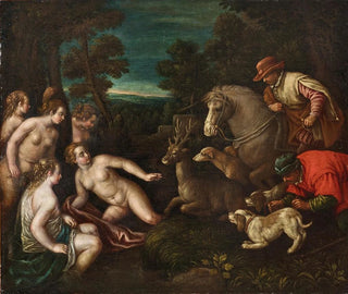Diane e Atteone - Leandro Bassano — vista dell’opera