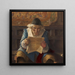 Lettura della lettera - William John Wainwright — quadro incorniciato alla parete