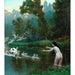 Riproduzione del dipinto Léda e il cigno - Jean-Léon Gérôme