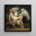 Leda e il cigno - Théodore Géricault — quadro incorniciato alla parete