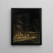 Bergère con pecore - Leendert Overbeek — quadro incorniciato alla parete