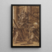 La Vierge à l'Enfant avec l'apôtre André à gauche et saint Jude à droite - Lelio Orsi — quadro incorniciato alla parete