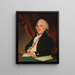Ritratto di John Sims Esq. Mercante di Londra - Lemuel Francis Abbott — quadro incorniciato alla parete