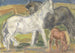 Tre cavalli in un paesaggio - Leo Gestel — vista dell’opera