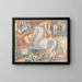 Cavalli nel paesaggio - Leo Gestel — quadro incorniciato alla parete