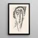 Portrait d'une femme inconnue - Leo Gestel — quadro incorniciato alla parete