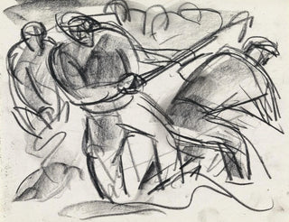 Studio di personaggi al lavoro - Leo Gestel — vista dell’opera