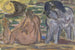Due figure nude e un cavallo al mare - Leo Gestel — vista dell’opera