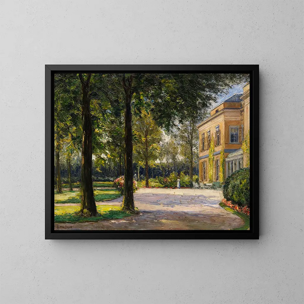 Giardino a Noordwijk, Casa Offem - Leo Klein von Diepold — quadro incorniciato alla parete