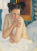 Éveil demi-nudo seduto - Leo Putz — vista dell’opera