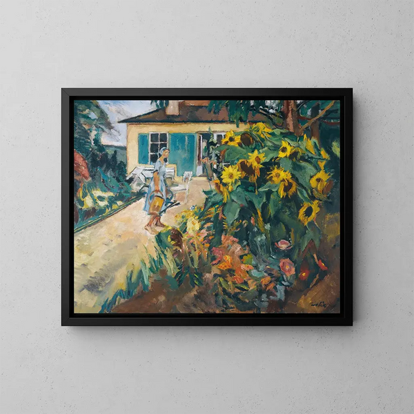 Mon jardin - Leo Putz — quadro incorniciato alla parete