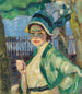 Ritratto di dama sotto un ombrello verde Frieda Blell - Leo Putz — vista dell’opera