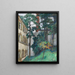 Corte del castello - Leo Putz — quadro incorniciato alla parete