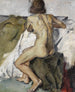 Donna nuda seduta di schiena - Leo Putz — vista dell’opera