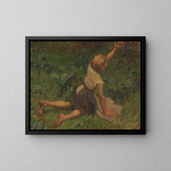 Studio su Cenerentola - Leo Putz — quadro incorniciato alla parete