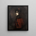Dame à la cape rouge - Leo Samberger — quadro incorniciato alla parete