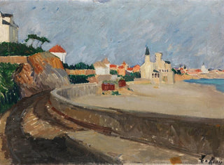 Ville sur la côte espagnole - Leo von König — vista dell’opera