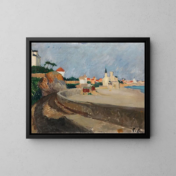 Ville sur la côte espagnole - Leo von König — quadro incorniciato alla parete