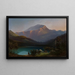 Mont Pyszna con il lago Smreczyny nella valle di Kościeliska, Tatra - Leon Dembowski — quadro incorniciato alla parete
