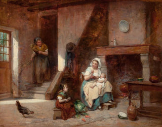 Leon Emile Caille - Family Scene.webp