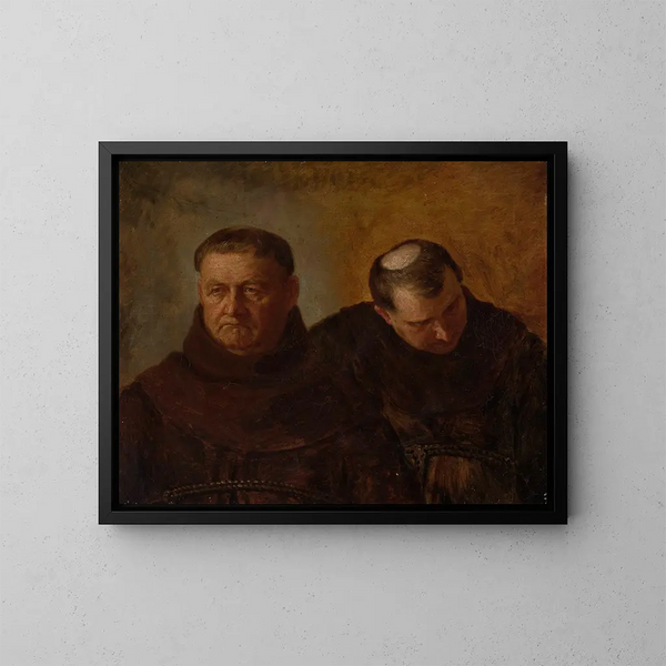 Moines - Léon Kaplinski — quadro incorniciato alla parete