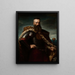 Ritratto dell'hetman Stefan Czarniecki - Léon Kaplinski — quadro incorniciato alla parete