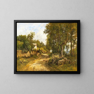Leon Richet - Weg durch eine groe Landschaft.webp