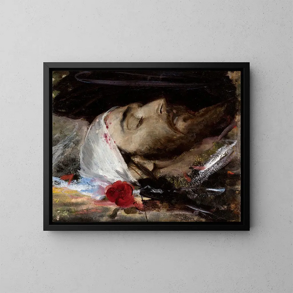 Tête du Christ - Leon Wyczółkowski — quadro incorniciato alla parete