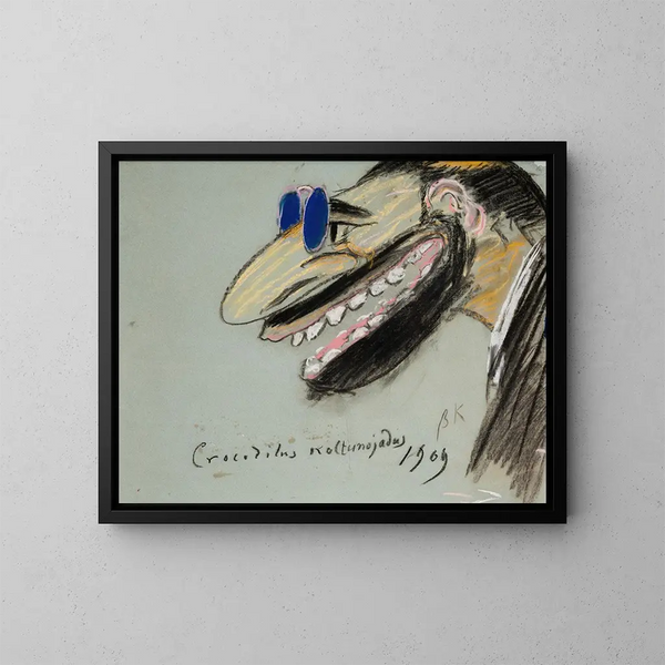 Caricatura di Feliks Jasieski - Leon Wyczółkowski — quadro incorniciato alla parete