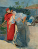 Giocare a croquet - Leon Wyczółkowski — vista dell’opera