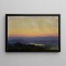 La Vistula vicino a Tyniec al tramonto - Leon Wyczółkowski — quadro incorniciato alla parete