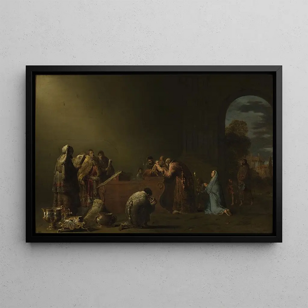 Circoncision du Christ - Leonaert Bramer — quadro incorniciato alla parete
