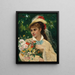 La fille aux fleurs - Leonardo Gasser — quadro incorniciato alla parete
