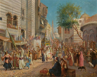 Leonardo de Mango - The Departure Of The Mahmal From Cairo.webp