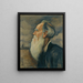 Ritratto di Lev Tolstoj - Leonid Pasternak — quadro incorniciato alla parete