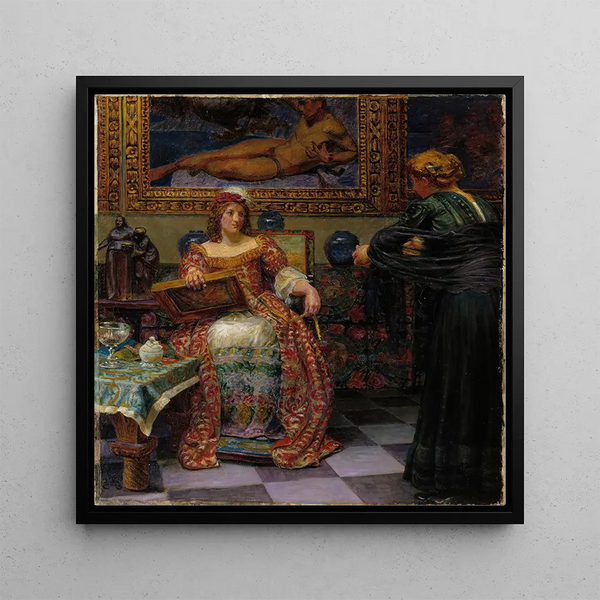 Leonora Kristina et Dina Vijnhofvers - Kristian Zahrtmann