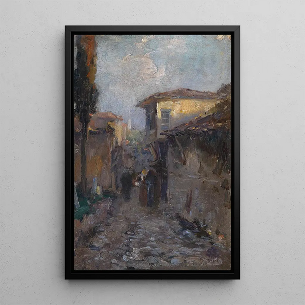 Leontine von Littrow - Sdliche Dorfstrae.webp