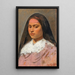 Portrait d'une Orientale - Leopold Carl Müller — quadro incorniciato alla parete
