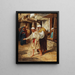 Mendicante cieco - Leopold Carl Müller — quadro incorniciato alla parete