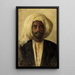 Buste d'un Arabe - Leopold Carl Müller — quadro incorniciato alla parete