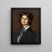 Marie Müller, la sorella dell'artista - Leopold Carl Müller — quadro incorniciato alla parete