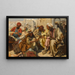 Mercato del Cairo - Leopold Carl Müller — quadro incorniciato alla parete
