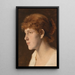 Tête de jeune fille - Leopold Carl Müller — quadro incorniciato alla parete
