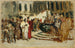 Schizzo per il quadro Mercanti arabi a Venezia - Leopold Carl Müller — vista dell’opera